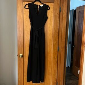 Black wide leg jumpsuit in size small
